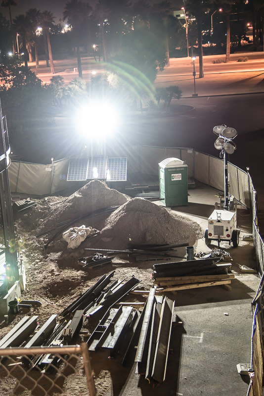 Construction Lighting Go solar and save money with a Solight tower